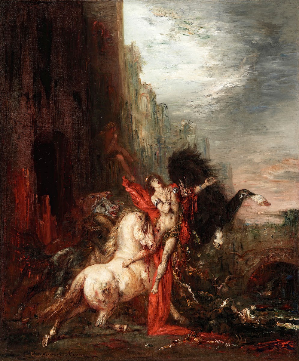 Diomedes Devoured by His Horses 1865 1870