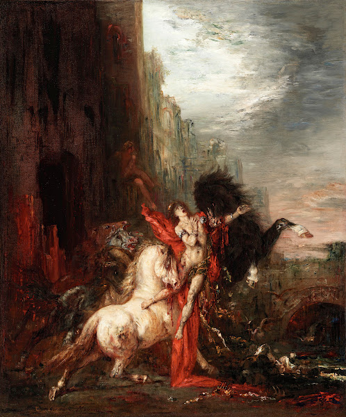 Diomedes Devoured by His Horses 1865 1870