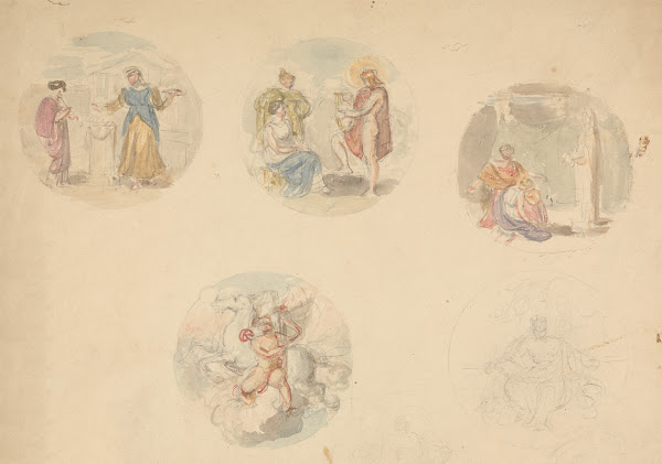 Five Vignettes of Scenes from Antiquity