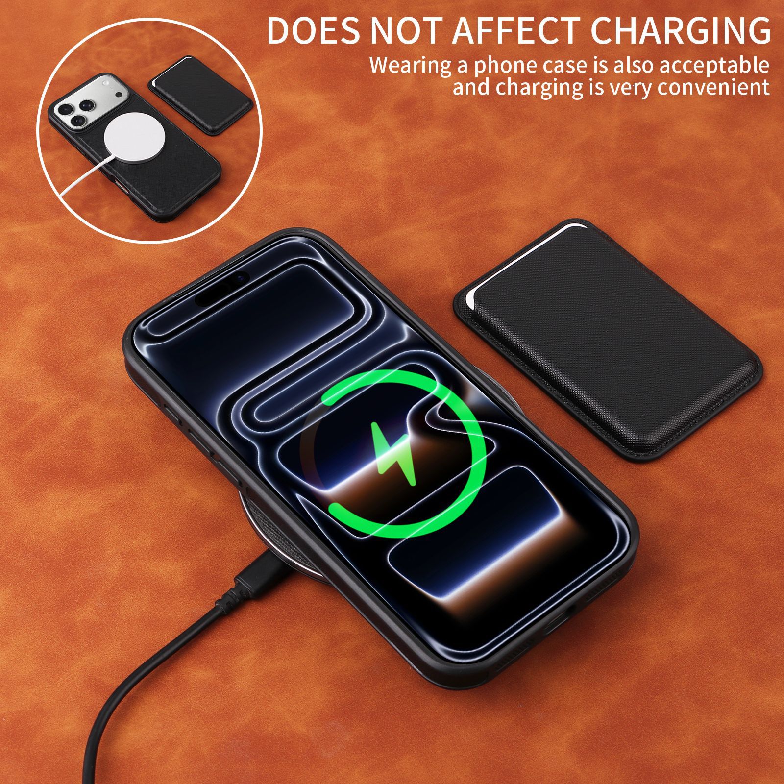 Protective case for iPhone, shockproof, with magnetic mount
