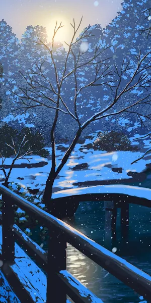 Anime Girls, Kimono, Alone, Outdoors, Bridge 4K Wallpaper Background