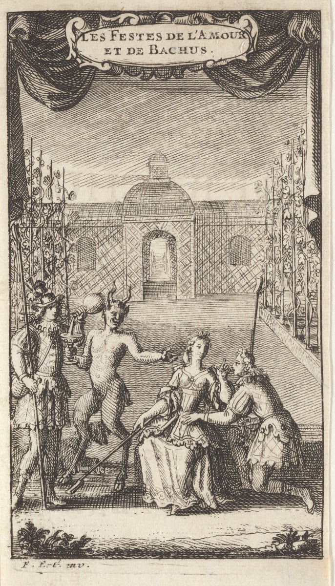 Les festes de lAmour et de Bachus 1703