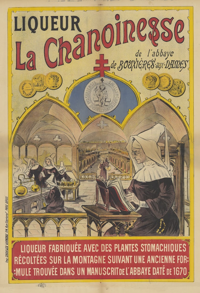 Liqueur La Chanoinesse de labbaye de Bouxières aux Dames Liqueur fabriquée avec