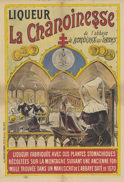 Liqueur La Chanoinesse de labbaye de Bouxières aux Dames Liqueur fabriquée avec