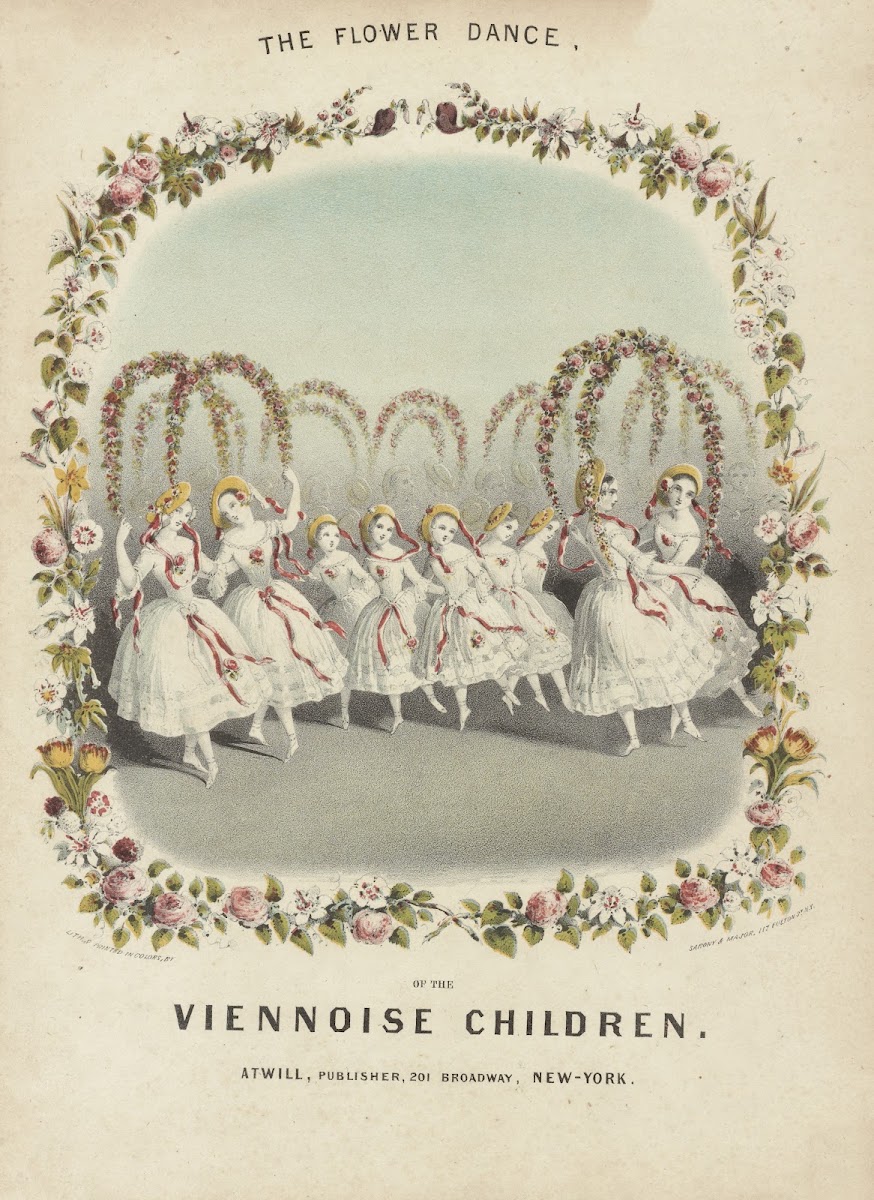 The Flower dance of the Viennoise children 1840 1849