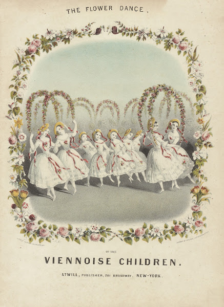 The Flower dance of the Viennoise children 1840 1849