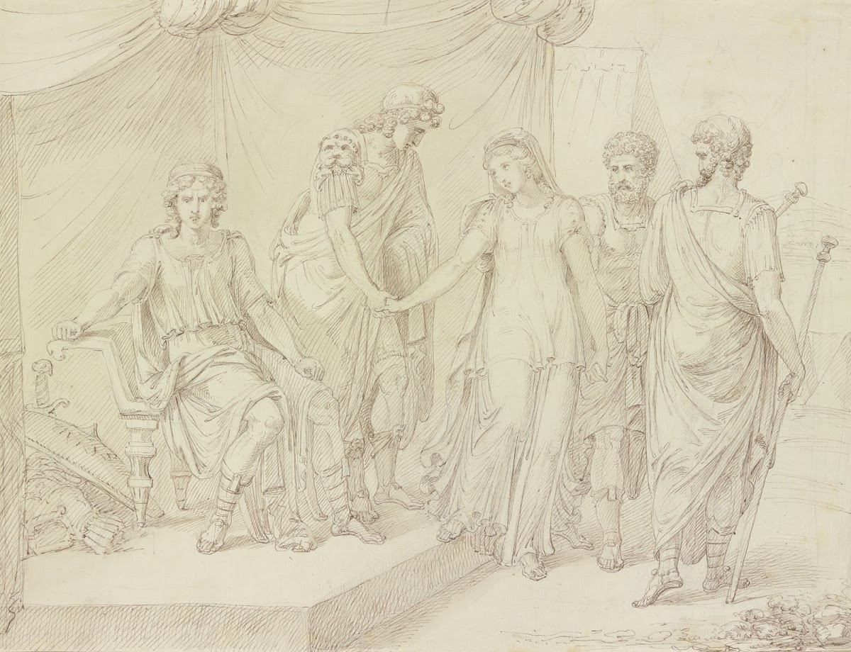 Achilles nimmt Abschied von Briseis