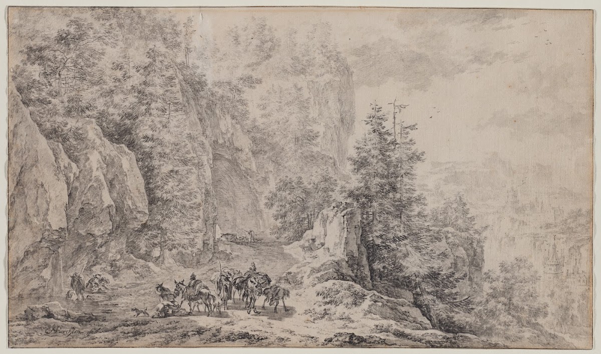 Mountainous Landscape c 1680
