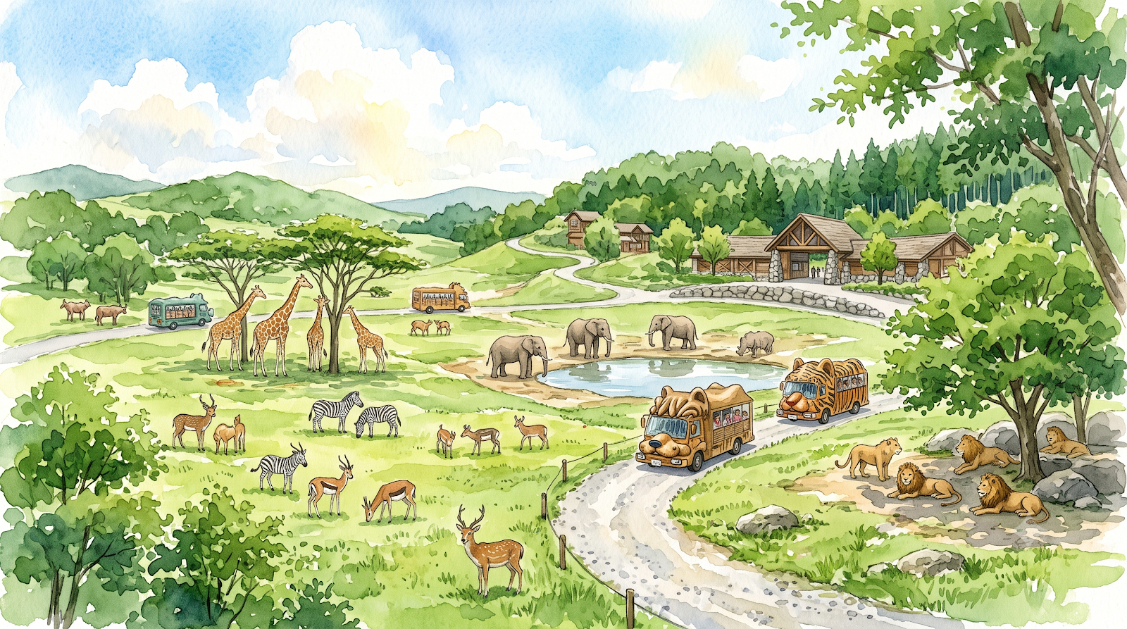 九州自然動物園特製 Banner