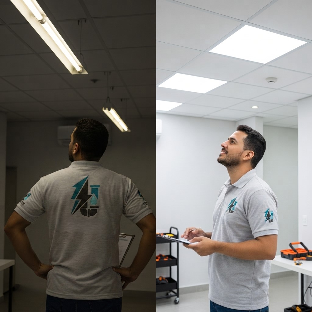 Instalação de prateleira
