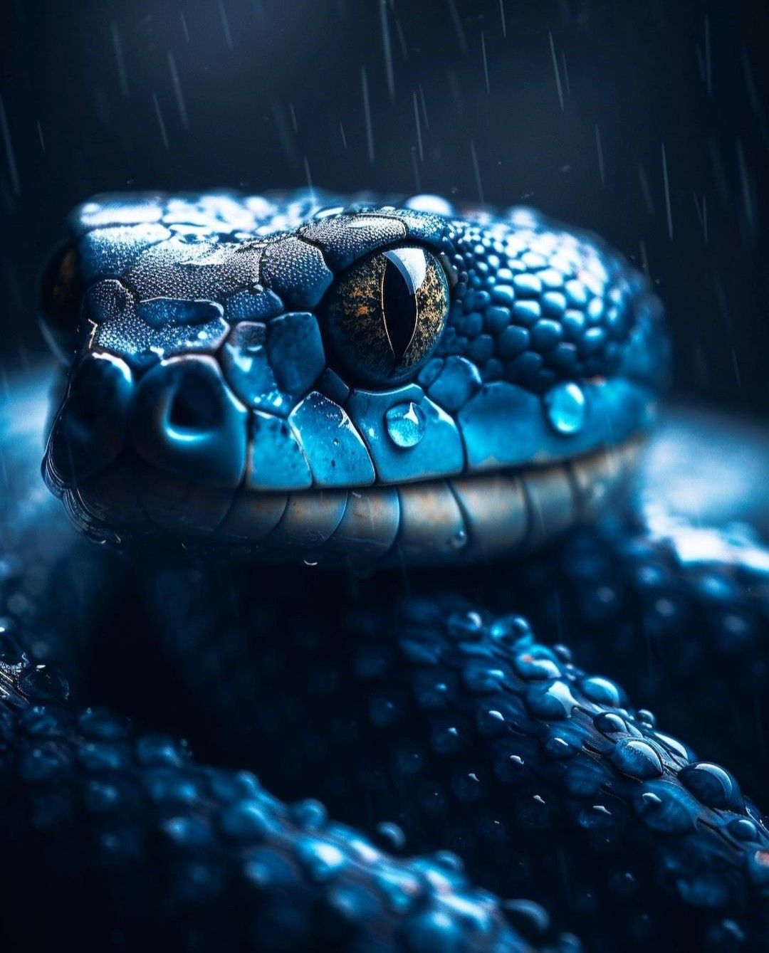 Blue Snake Picture