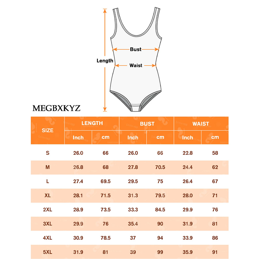 AOP MEG Tank style swimsuit