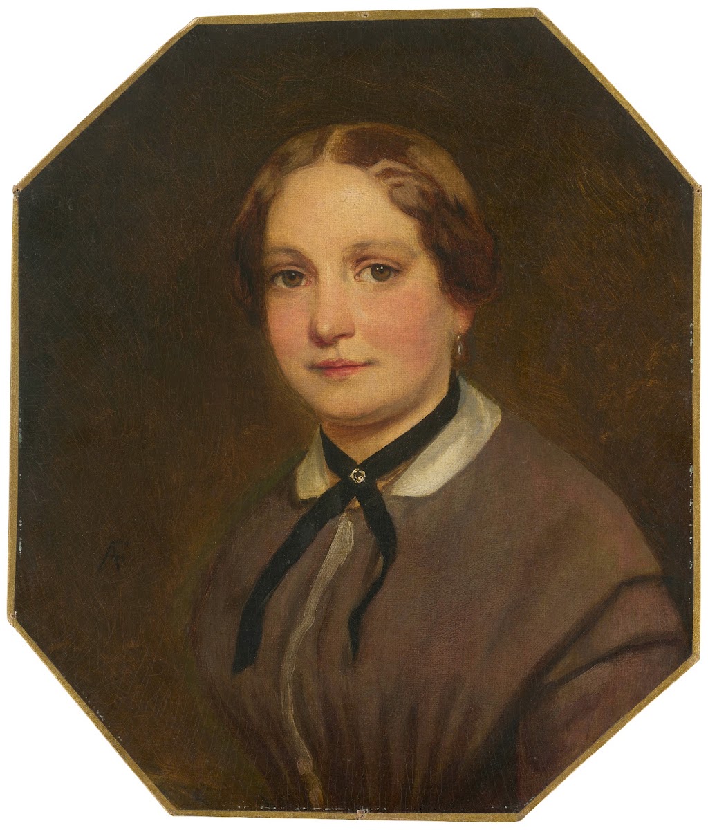 Portrait of his Sister Emilie 1827 1873 1852