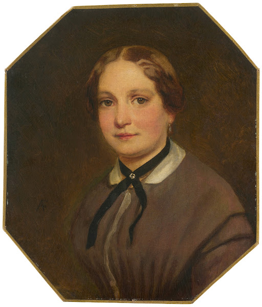 Portrait of his Sister Emilie 1827 1873 1852