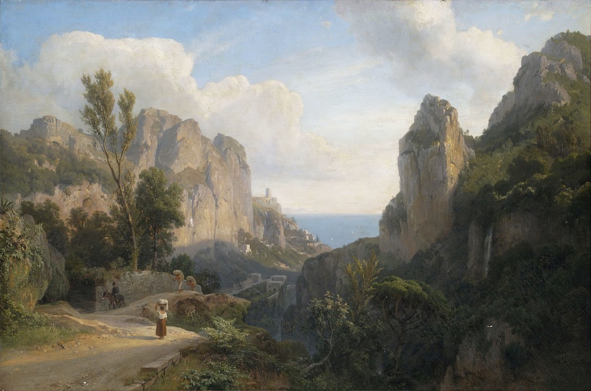 Das Mühlental bei Amalfi 1878