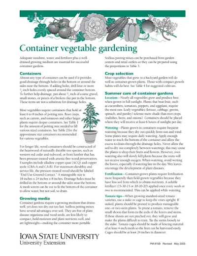 Container Gardening 2