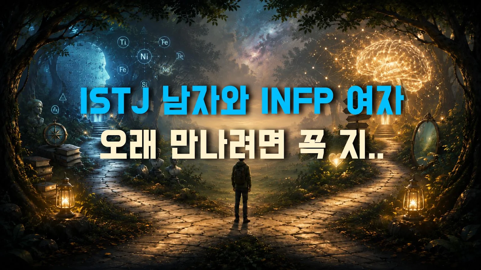 ISTJ 남자와 INFP 여자 오래 만나려면 꼭 지켜야 할 연애 기준과 대화법