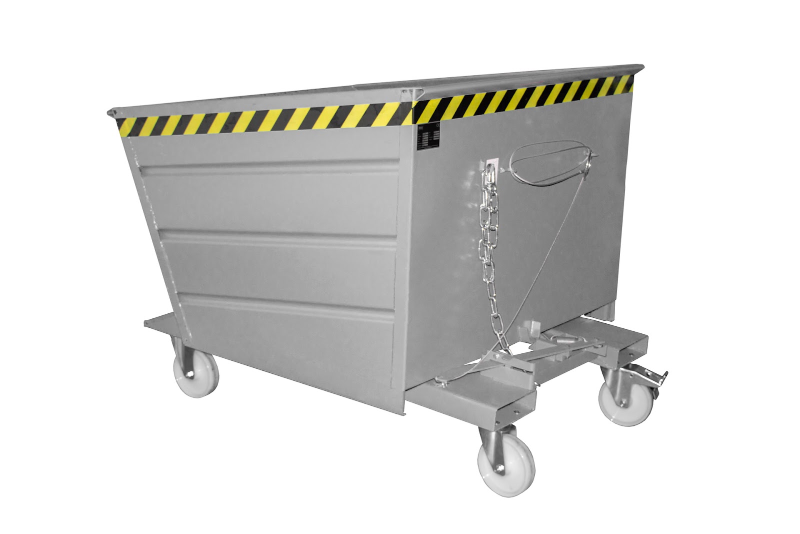 Kiepcontainer VD 1000, gelakt, Muisgrijs