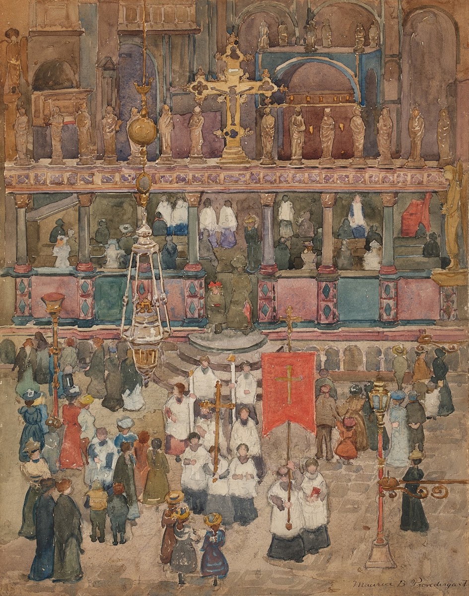 Easter Procession St Marks 1898
