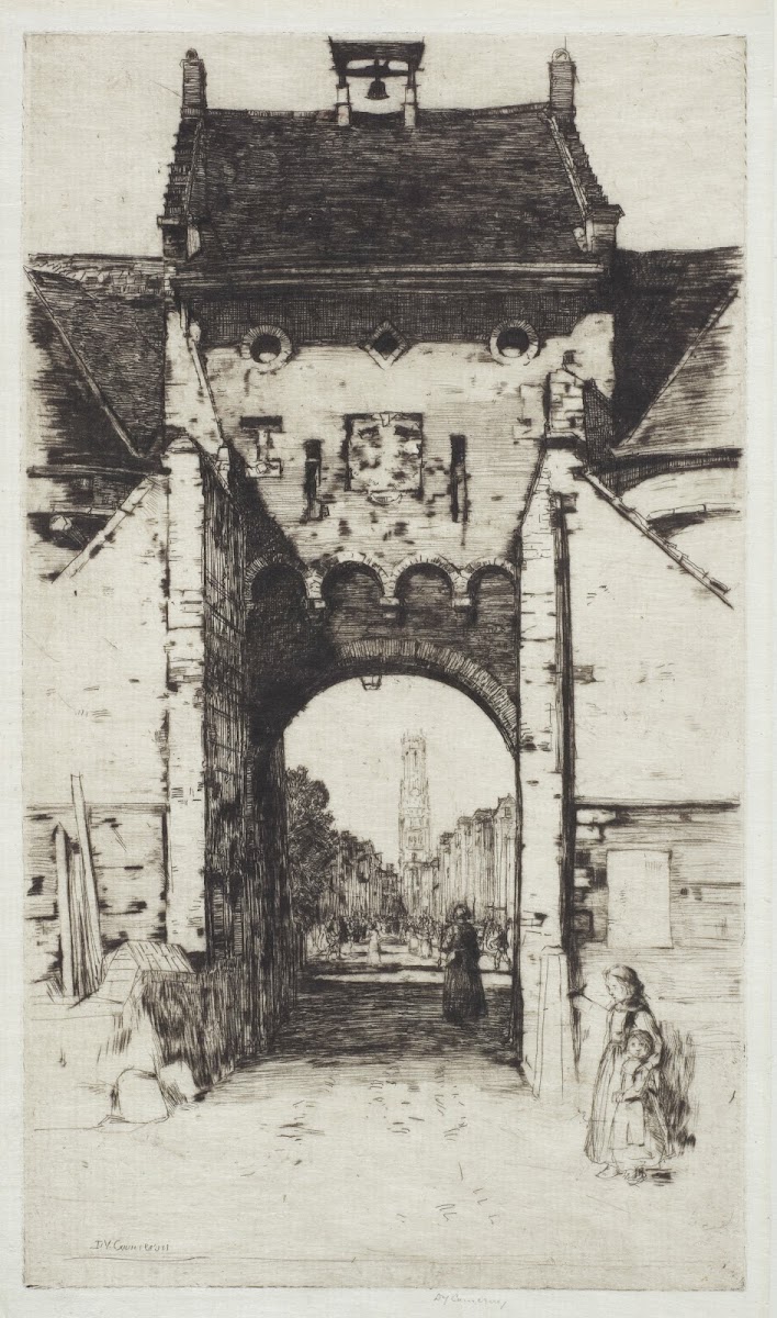 The Gateway of Bruges 1907