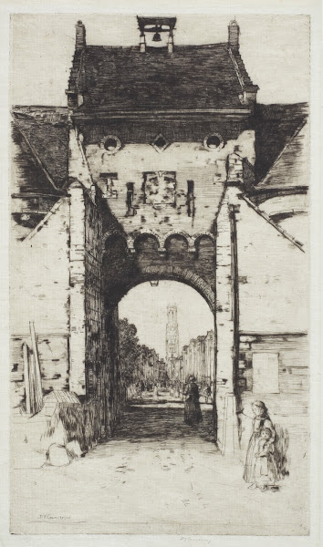 The Gateway of Bruges 1907
