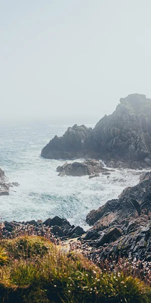 Ocean, Cliffs, Coast, Seascape 8K Wallpaper Background