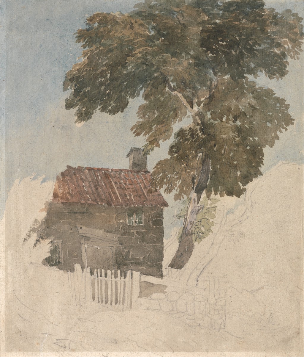Cottage and Trees 1830s