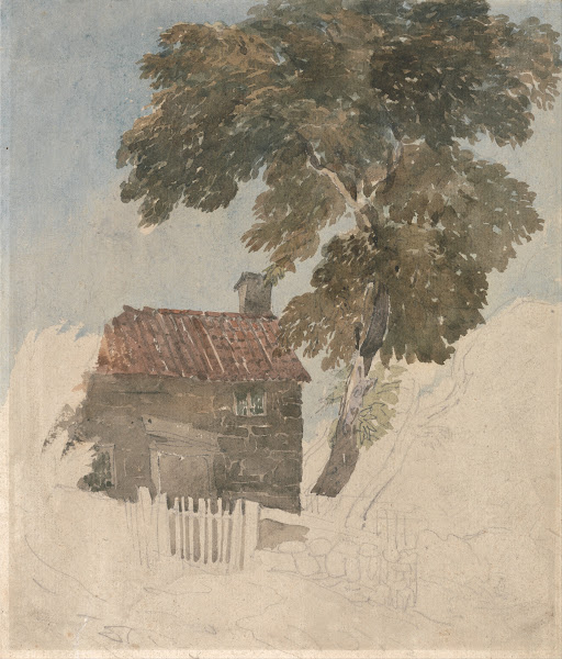 Cottage and Trees 1830s