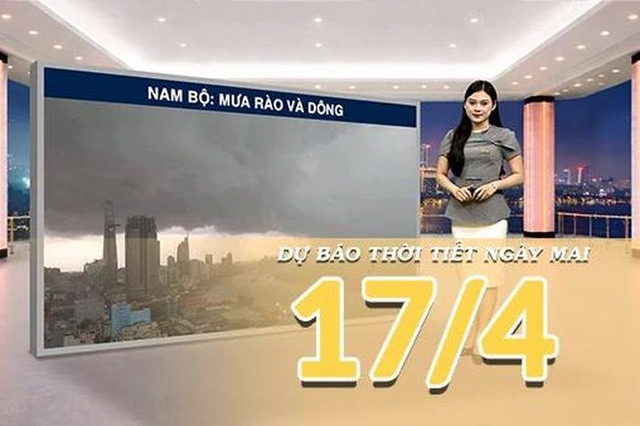 Dự báo thời tiết đêm nay và ngày mai 17/4/2026: Bắc Bộ đến Bắc Trung Bộ mưa vừa, có dông - Báo Nhân Dân