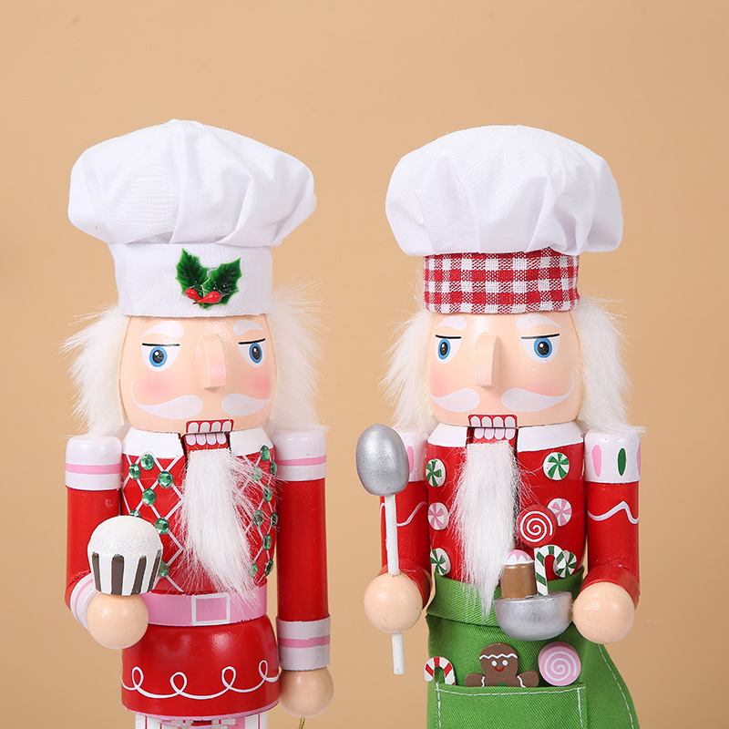 Wooden Nutcracker Set, 38 cm, 2-piece