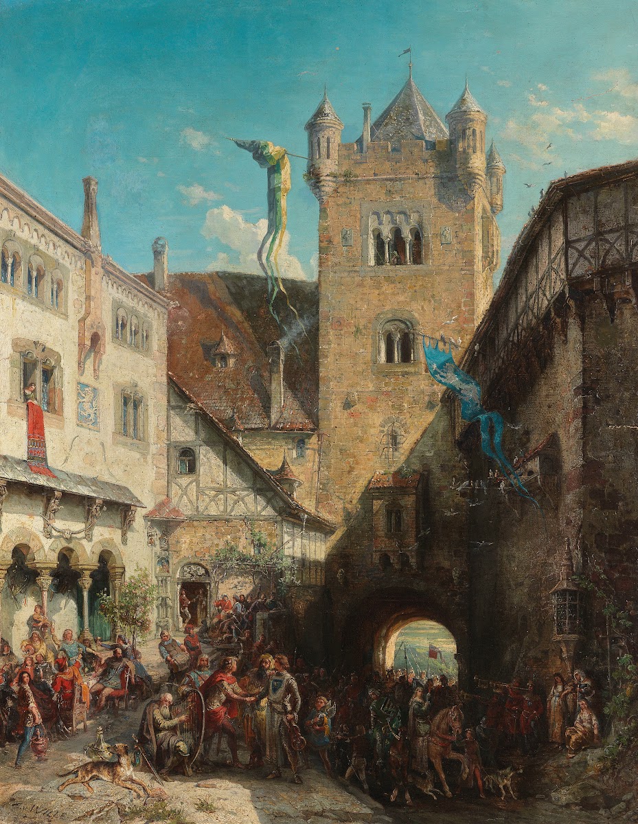 Der Sängerstreit auf der Wartburg 1860