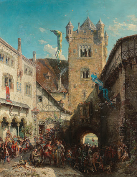 Der Sängerstreit auf der Wartburg 1860