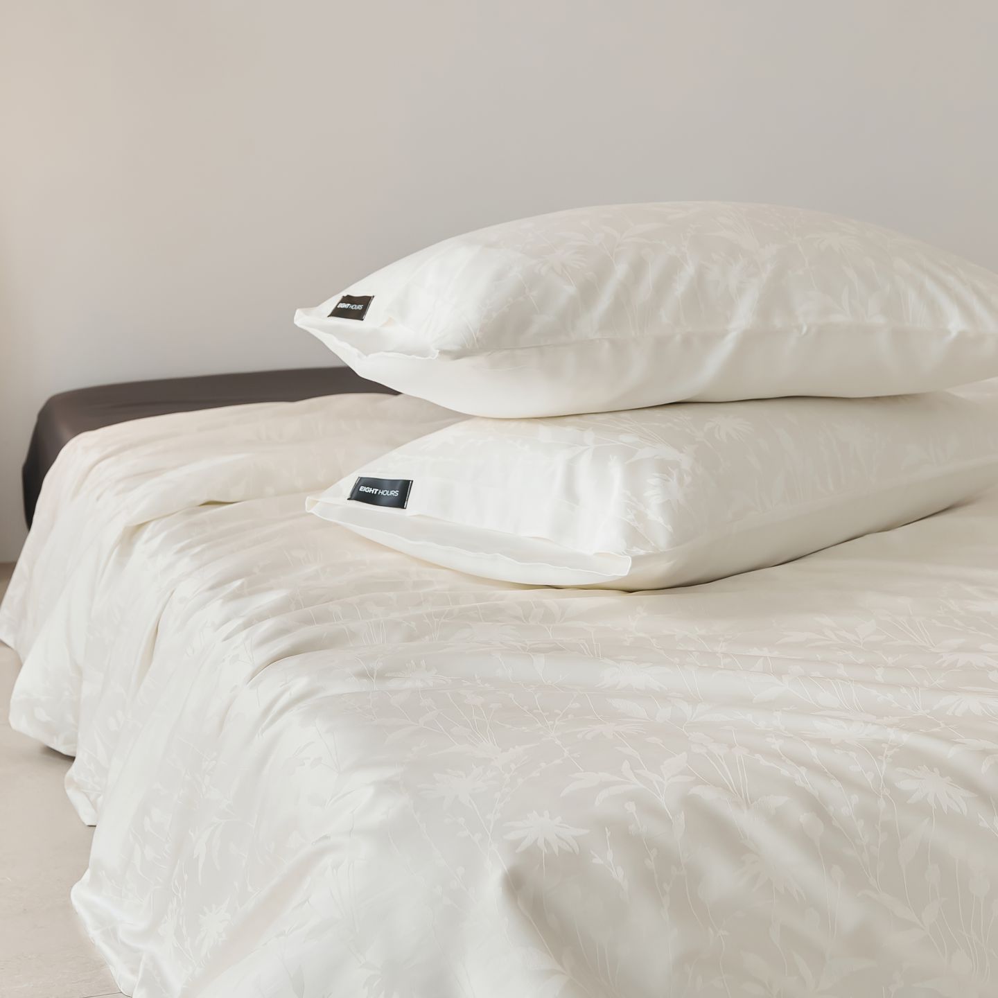 Tencel-Cotton Bed Linen Set, Cooling, Jacquard