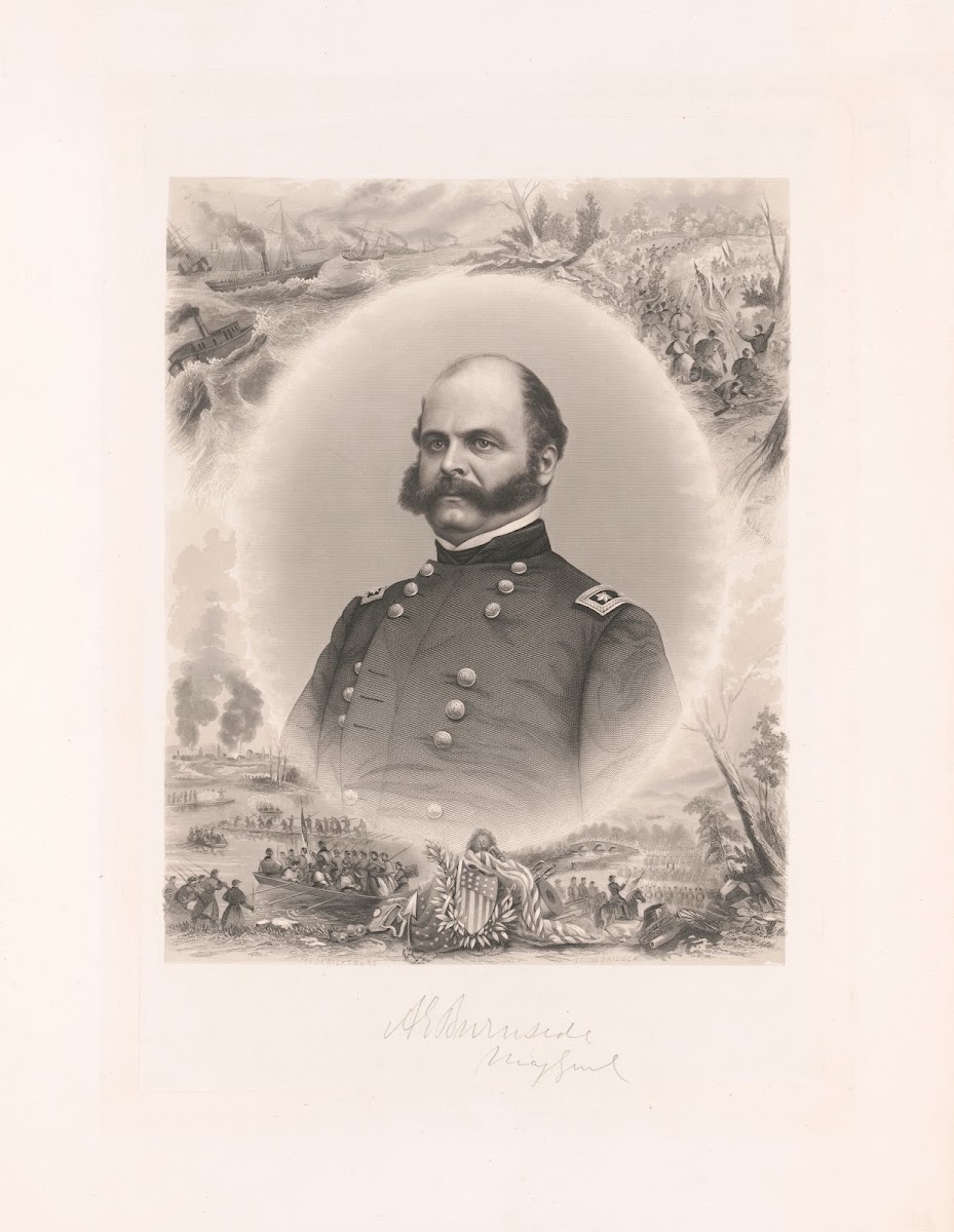 Ambrose Everts Burnside Major General 1865