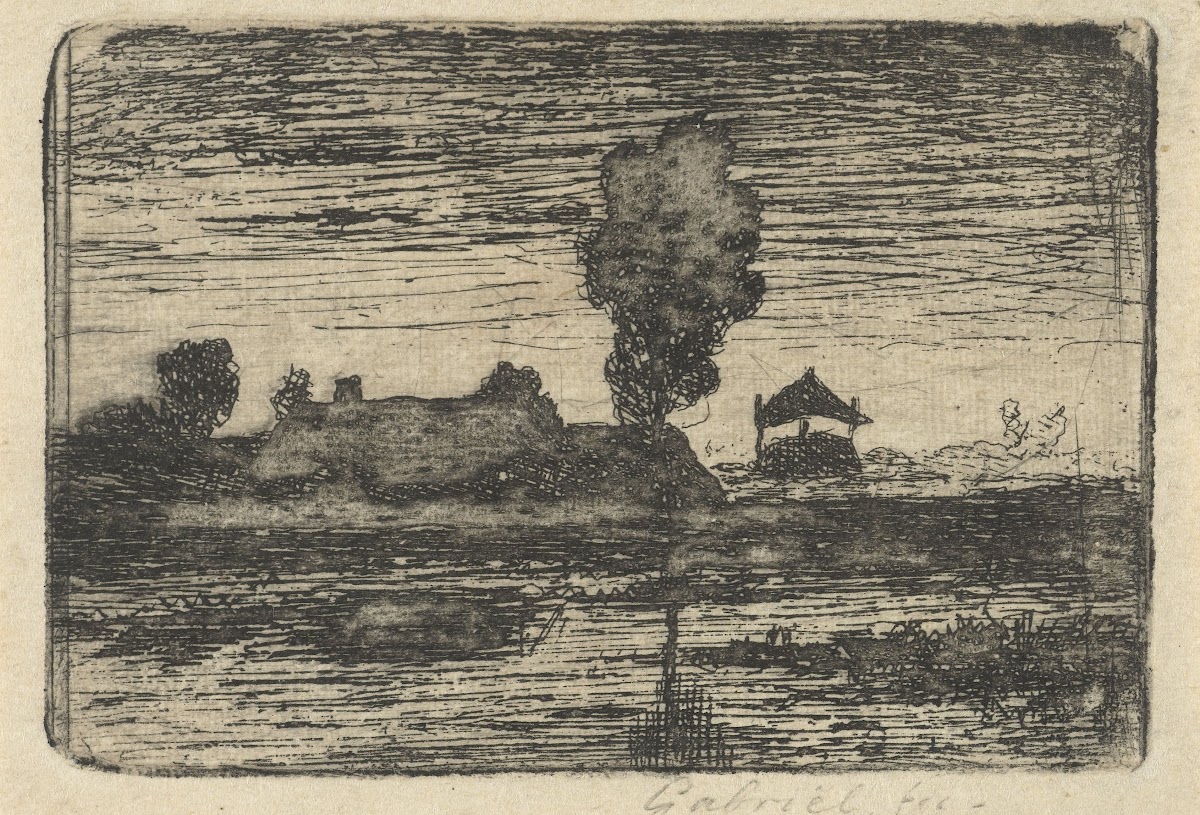 Landschap met hooiberg 1853   1882