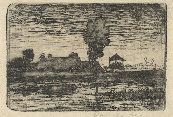Landschap met hooiberg 1853   1882