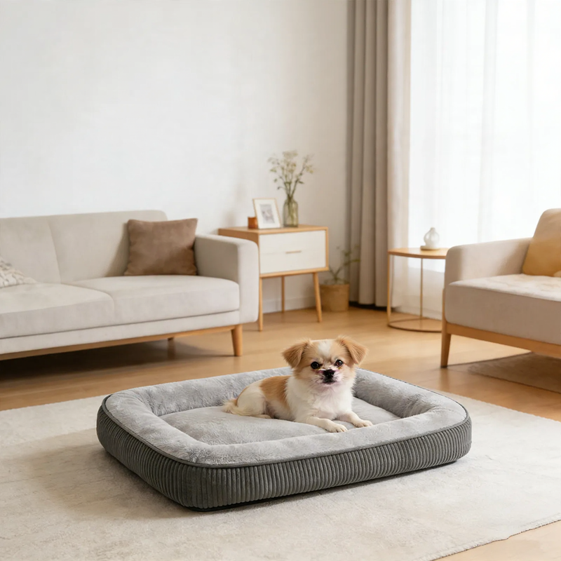Dog bed made of mesh material, breathable and waterproof