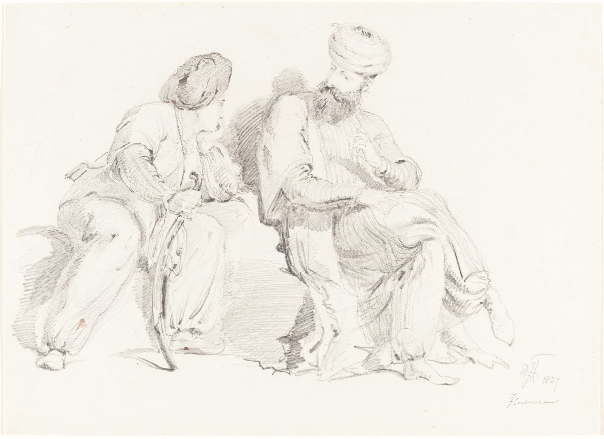 Two Men in Oriental Dress 1827