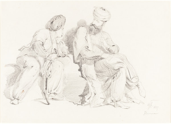 Two Men in Oriental Dress 1827