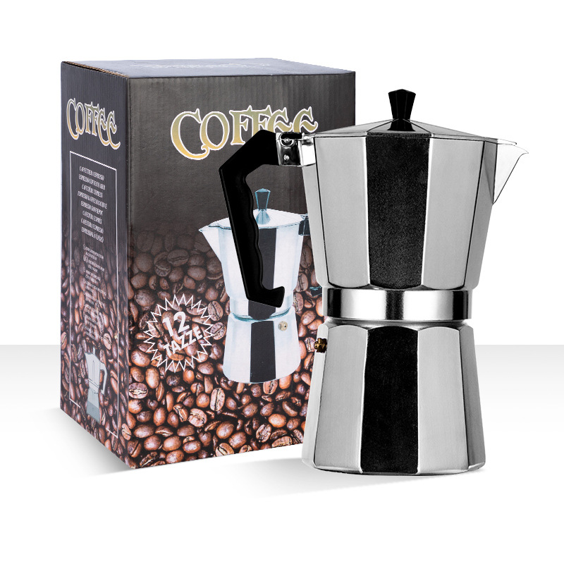 Espressokocher aus Edelstahl