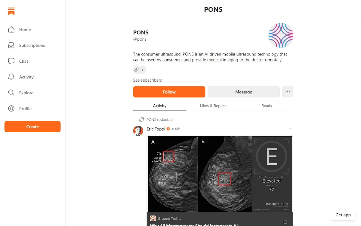 Captura de PONS