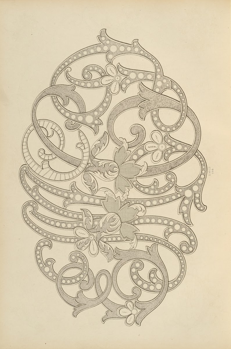 Album de chiffres  monogrammes couronnes de noblesse francaises et etrangeres Pl