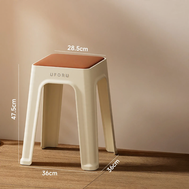 Stackable plastic stool, model DA1408