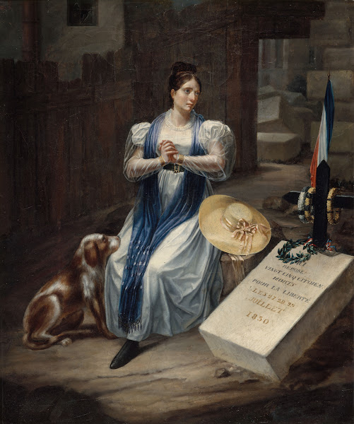 La Femme au chien 1830