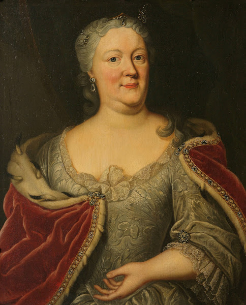Portrait of Maria Louisa van Hessen Kassel called Maaike Meu Widow of the Stadth