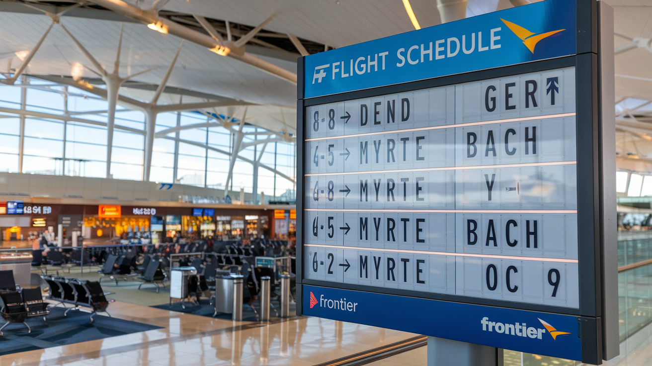 Frontier Flights from Denver to Myrtle Beach: Days & Tips