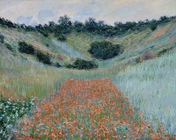 Poppy Field in a Hollow near Giverny 1885