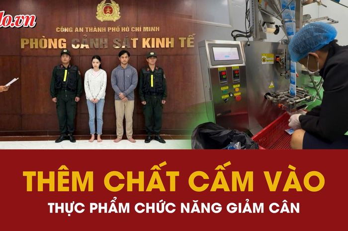 Triệt phá đường dây sản xuất thực phẩm chức năng giảm cân chứa chất cấm - Báo Pháp Luật TP.HCM