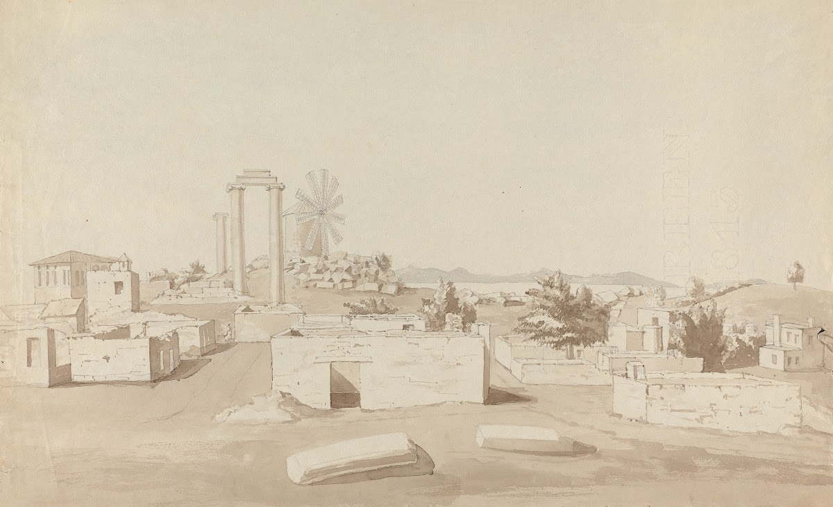 Ruins at Didyma between 1818 and 1822
