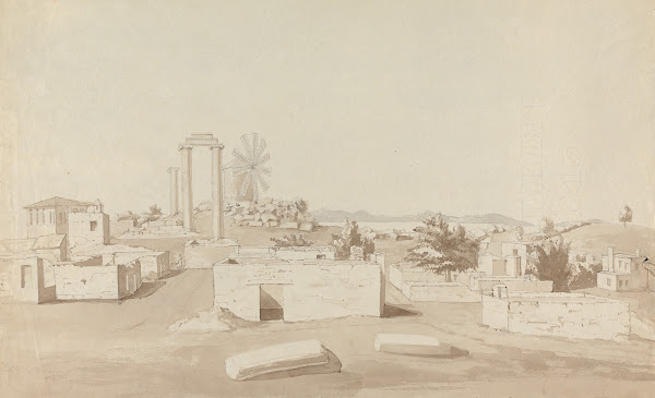 Ruins at Didyma between 1818 and 1822